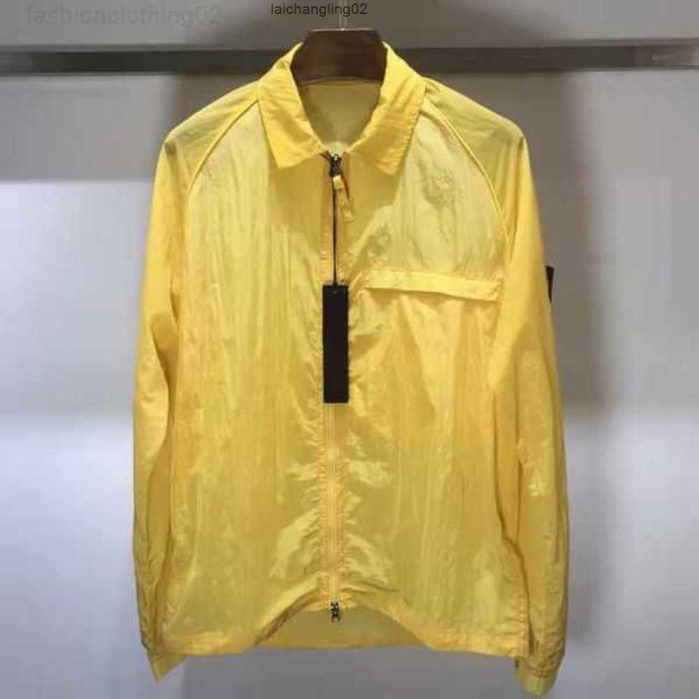 Vestes pour hommes Topstoney Designer Wire Armband Island Light Trench Coat Tide Stone Tope1xhrmrm