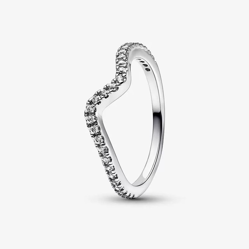 Sparkling Wave Ring for Pandora Authentic Sterling Silver Stacking Rings Set designer Jewelry For Women Sisters Gift Crystal diamond ring with Original Box
Sparkling Wave Ring for Pandora Authentic Sterling Silver Stacking Rings Set designer Jewelry For Women Sisters Gift Crystal diamond ring with Original Box