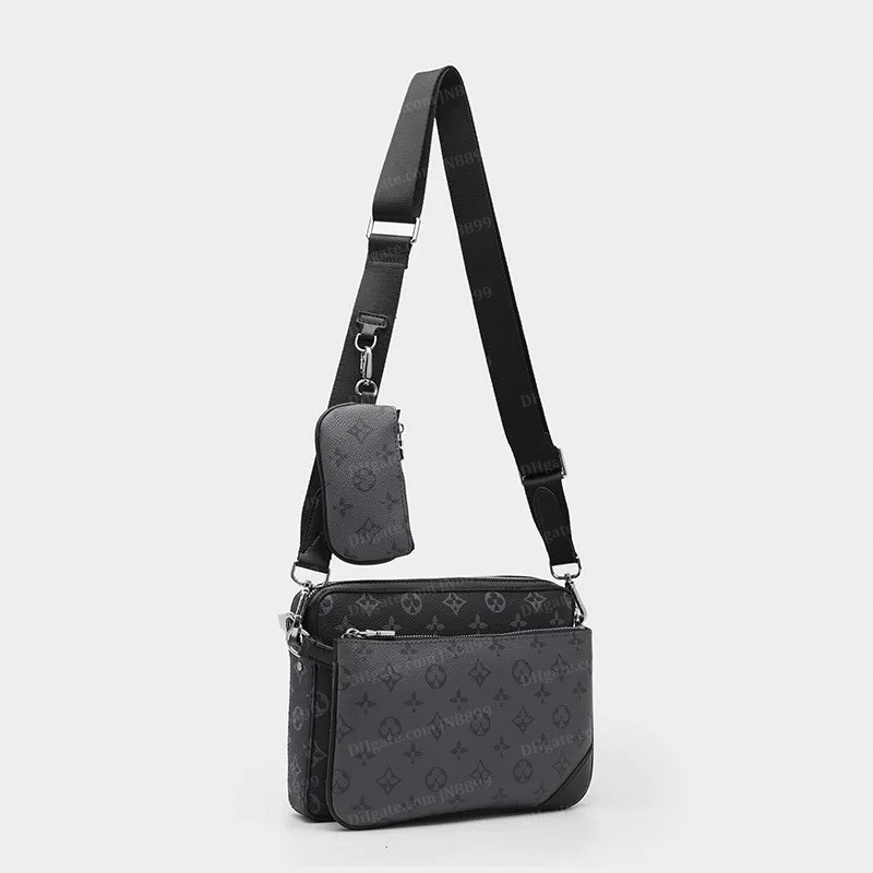 Designer Bags 3pcs Detachable Trio Black Flowers Messenger Bags Men Crossbody 3 in 1 Set Women Shoulder Bag Handbags Purses Wallets, Black flower
Designer Bags 3pcs Detachable Trio Black Flowers Messenger Bags Men Crossbody 3 in 1 Set Women Shoulder Bag Handbags Purses Wallets, Black flower