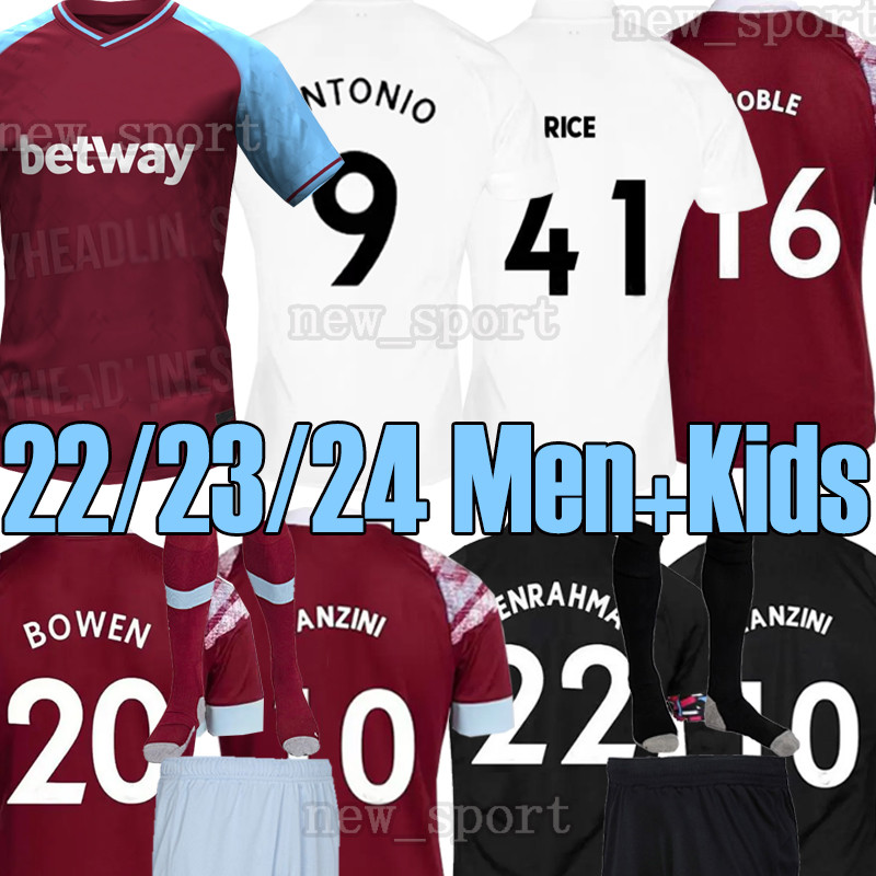 XXXL 4XL 23 24 BOWEN wEsT HaMs RICE SCAMACCA Soccer Jersey Fans L.PaquetA KEHRER BENRAHMA LANZINI ANTONIO FORNALS EMERSON 2023 2024 Men Kids AGUERD football Shirt, 22 23 away patch
XXXL 4XL 23 24 BOWEN wEsT HaMs RICE SCAMACCA Soccer Jersey Fans L.PaquetA KEHRER BENRAHMA LANZINI ANTONIO FORNALS EMERSON 2023 2024 Men Kids AGUERD football Shirt, 22 23 away patch