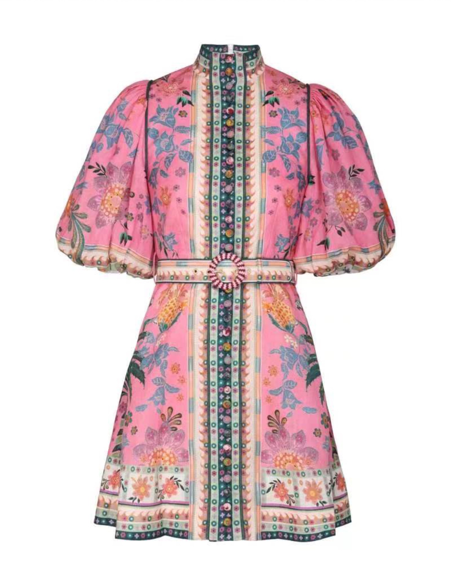 Casual Dresses 2023 Australian designer designs a new round neck breasted retro pink purple dress, Multi
Casual Dresses 2023 Australian designer designs a new round neck breasted retro pink purple dress, Multi