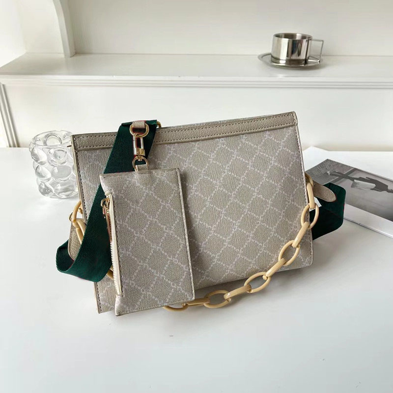 Fashion Shoulder Bag 2pcs/set Chain Bag Women Handbag Travel Bag Luxury Clutch Purse Designer Crossbody Bag 3colors with gletter Pocket Factory Wholesales, Black
Fashion Shoulder Bag 2pcs/set Chain Bag Women Handbag Travel Bag Luxury Clutch Purse Designer Crossbody Bag 3colors with gletter Pocket Factory Wholesales, Black