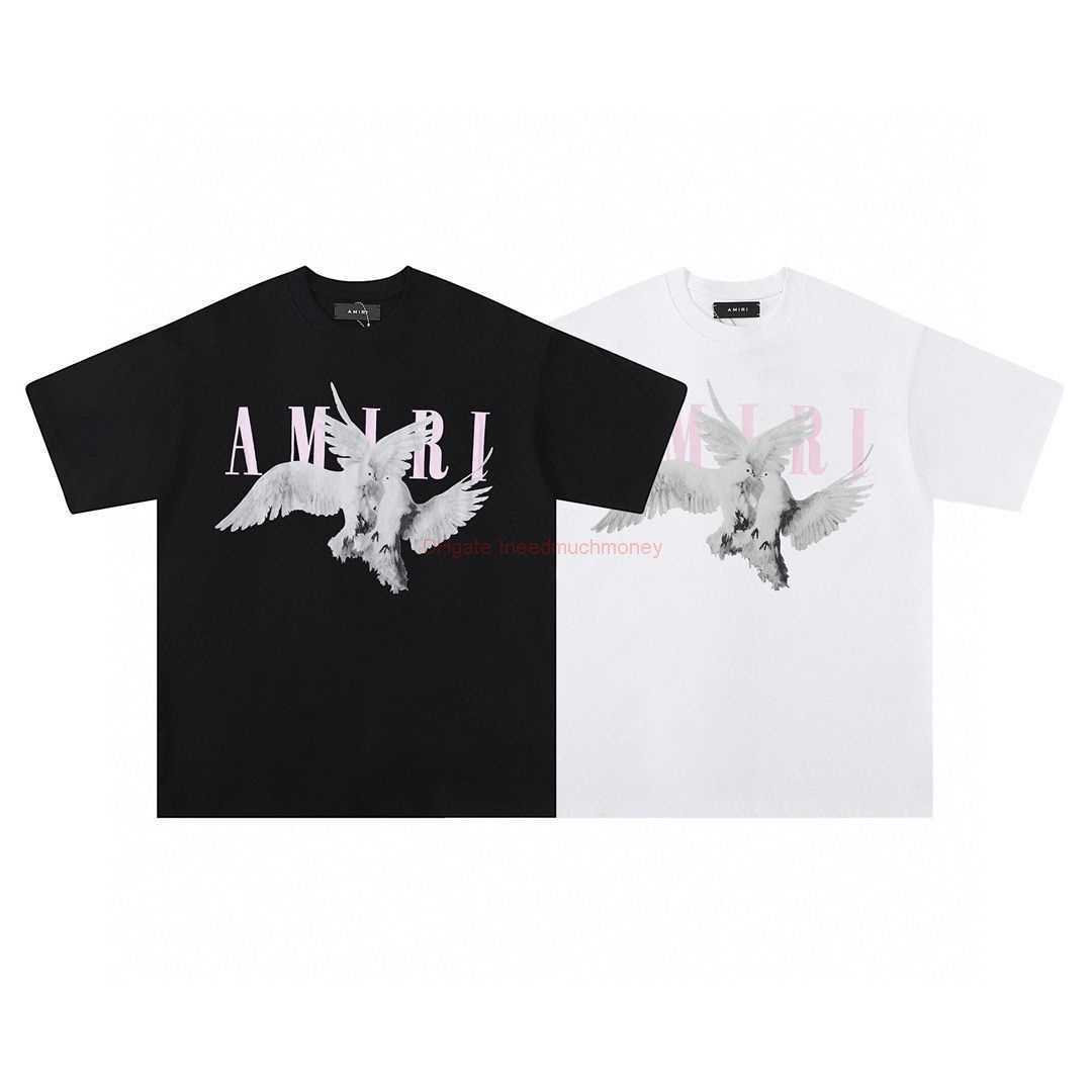 Designer Fashion Clothing Amires Tees Am Tshirt Amies 2023 Springsummer New Logo Round Neck Tshirt High Street Unisex Loose Fit Eagle Short Sleeve Luxury Casual Tops, White
Designer Fashion Clothing Amires Tees Am Tshirt Amies 2023 Springsummer New Logo Round Neck Tshirt High Street Unisex Loose Fit Eagle Short Sleeve Luxury Casual Tops, White