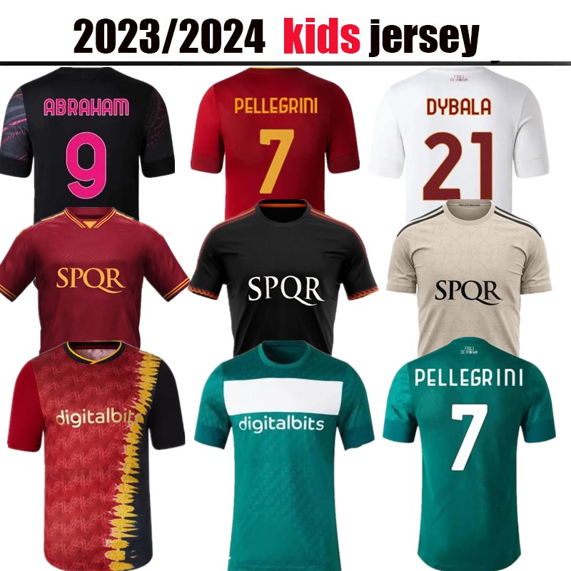 23 24 romas DYBALA Soccer jerseys maglia Pellegrini belotti CELIK Abraham 2023 2024 Football shirts MANCINI KUMBULLA men kids kit tops tee shirts, 16
23 24 romas DYBALA Soccer jerseys maglia Pellegrini belotti CELIK Abraham 2023 2024 Football shirts MANCINI KUMBULLA men kids kit tops tee shirts, 16