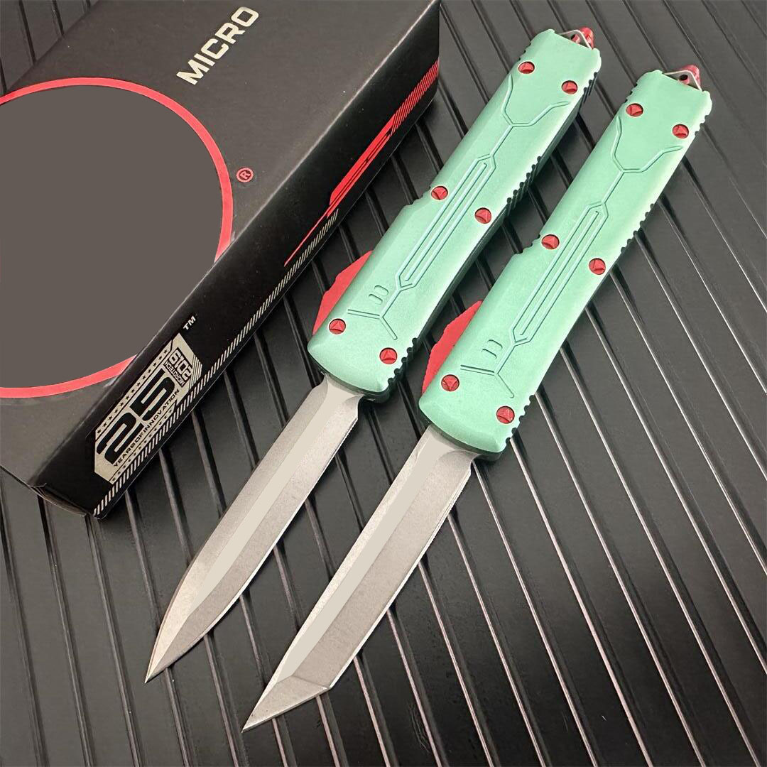 3 Styles MICRo UTX-85 bounty hunter knife D2 Blade Tactical Automatic CNC 6061-T6 Aluminum handle knives good knifes
3 Styles MICRo UTX-85 bounty hunter knife D2 Blade Tactical Automatic CNC 6061-T6 Aluminum handle knives good knifes