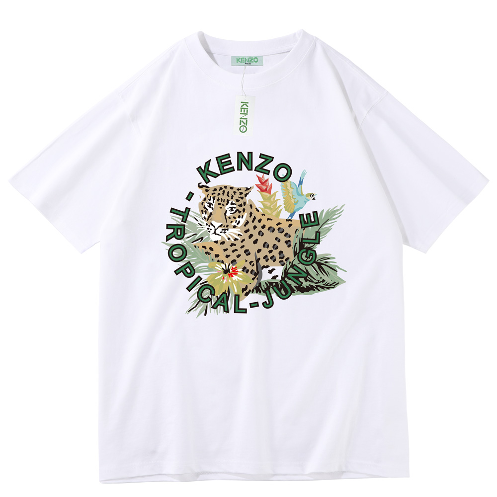 Cotton KENZO Short Sleeve T-shirt Men's Summer Fashion Tiger Head Print Loose Round Neck Couple Top Personalized Bottom Shirt, Red
Cotton KENZO Short Sleeve T-shirt Men's Summer Fashion Tiger Head Print Loose Round Neck Couple Top Personalized Bottom Shirt, Red