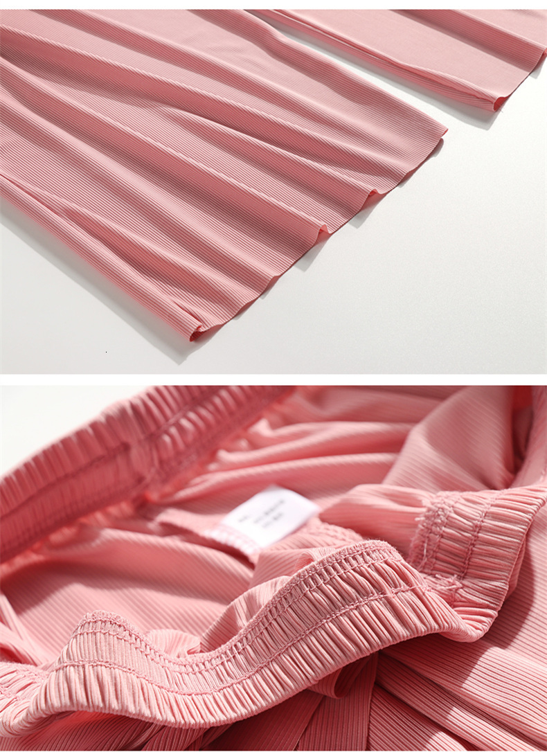 Women's Sleepwear Women's Home Furnishings 2-piece Set Women's Home Furnishings Summer Women's Casual Furnishings Autumn Loose Wom