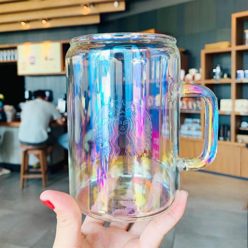 Starbucks Korean Dream multicolored Aurora glass coffee cup 700ML Large capacity Heat-resistant high boron silicon transparent gla228x, Clear
Starbucks Korean Dream multicolored Aurora glass coffee cup 700ML Large capacity Heat-resistant high boron silicon transparent gla228x, Clear