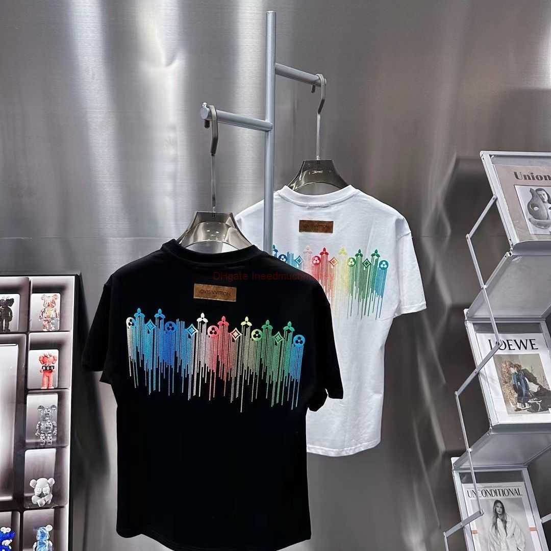 Designer Fashion Clothing Amires Tees Am Tshirt American Fashion Brand Amies Small High Street Couples Summer Solid Cotton Rainbow Sugar Print Short Sleeve Tshirt L, White real time photo
Designer Fashion Clothing Amires Tees Am Tshirt American Fashion Brand Amies Small High Street Couples Summer Solid Cotton Rainbow Sugar Print Short Sleeve Tshirt L, White real time photo