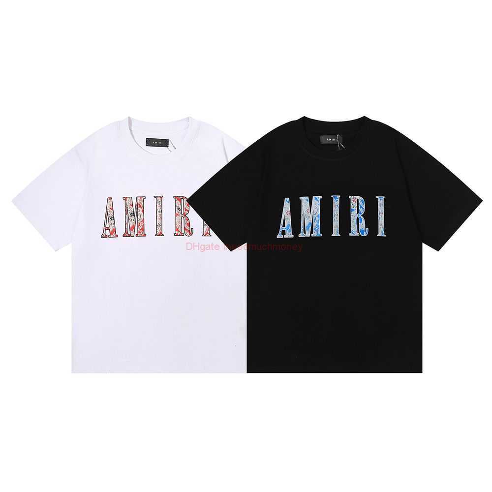 Designer Fashion Clothing Amires Tees Am Tshirt American Fashion Amies Cashew Flower Print High Quality Cotton Double Yarn Short Sleeve Tshirts for Men Women Luxury, White 907
Designer Fashion Clothing Amires Tees Am Tshirt American Fashion Amies Cashew Flower Print High Quality Cotton Double Yarn Short Sleeve Tshirts for Men Women Luxury, White 907