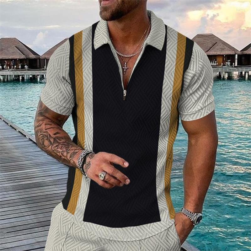 Men's T Shirts Explosive Men's POLO Lapel Casual Khaki Stripes Summer Thin Style Daily Short-sleeved European And American Fashion Wear, Polo- f1192
Men's T Shirts Explosive Men's POLO Lapel Casual Khaki Stripes Summer Thin Style Daily Short-sleeved European And American Fashion Wear, Polo- f1192