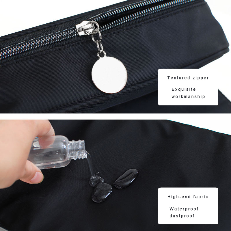 Cosmetic Bags Cases Makeup Bag Womens Brush Travel Organizer Brushes Fold Tools Rolling Waterproof Nylon Case 230520