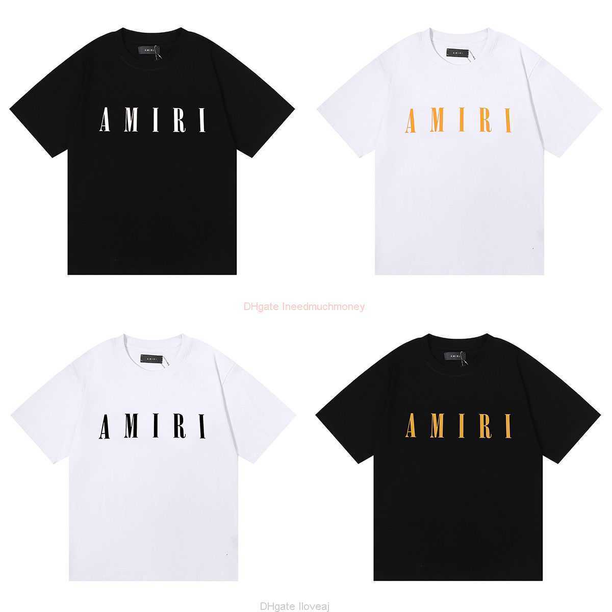 Designer Fashion Clothing Amires Tees Am Tshirt Loose Amies Simple Printing Summer Classic New Cotton Double Yarn Half Sleeve Short Sleeve Tshirt for Men Women Luxur, White ink orange 
Designer Fashion Clothing Amires Tees Am Tshirt Loose Amies Simple Printing Summer Classic New Cotton Double Yarn Half Sleeve Short Sleeve Tshirt for Men Women Luxur, White ink orange