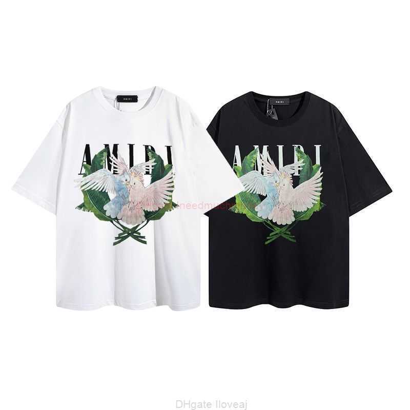 Designer Fashion Clothing Amires Tees Am Tshirt American Fashion Brand Amies Summer Simple White Pigeon Letter Print Loose Relaxed Short Sleeve Mens Womens Couple T
Designer Fashion Clothing Amires Tees Am Tshirt American Fashion Brand Amies Summer Simple White Pigeon Letter Print Loose Relaxed Short Sleeve Mens Womens Couple T