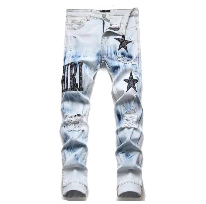 Designer Amiris Mens Mens Jeans High Street Purple Jeans for mens Embroidery pants Womens Oversize Ripped Patch Hole Denim Straight Fashion Streetwear slim
Designer Amiris Mens Mens Jeans High Street Purple Jeans for mens Embroidery pants Womens Oversize Ripped Patch Hole Denim Straight Fashion Streetwear slim