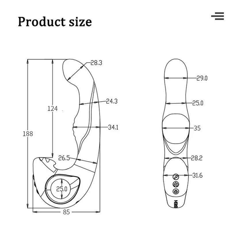 Vibrators Sex Shop Tickling Prostate Massager Vibrator Heating Vibrating Butt Plug10 Speed Finger Anal Masturbation Sex Toys For Men Gay 230520