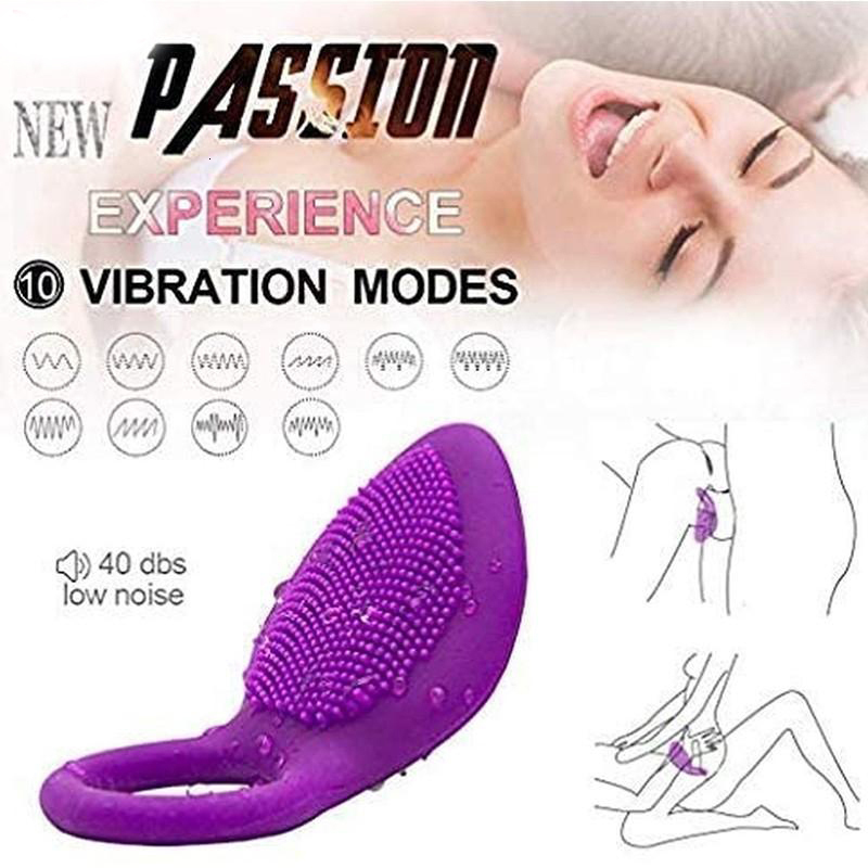 Adult Toys Penile ring vibration stimulator Gspot sex toy used for couples to vibrate delay lick and lock vaginal orgasm with a thin tube vibrator 230