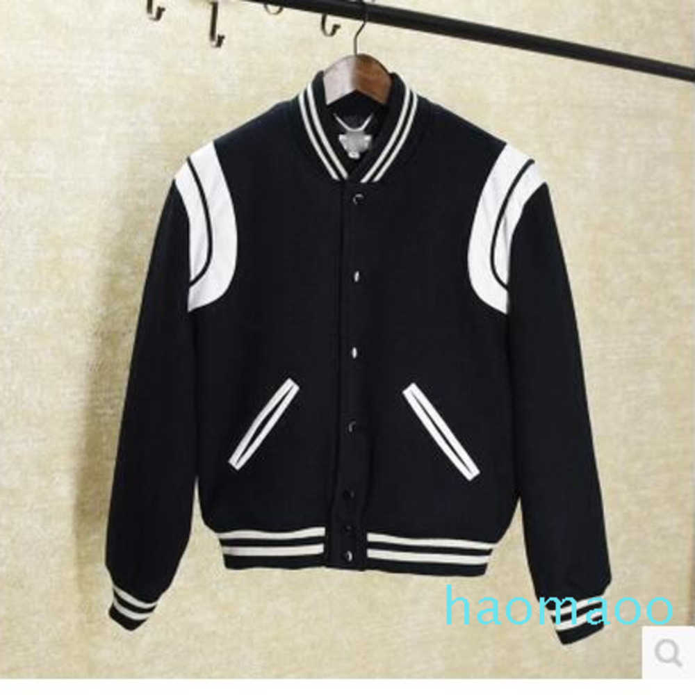 Designer-Plus Jackets size Fashion brand streetwear Pu patchwork bomber men Varsity Jacket stylish baseball jacket women coat M73G, Black
Designer-Plus Jackets size Fashion brand streetwear Pu patchwork bomber men Varsity Jacket stylish baseball jacket women coat M73G, Black