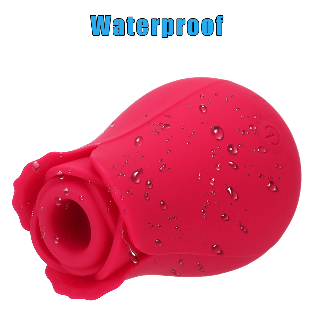 Adult Toys Oral suction cup suction cup vaginal suction cup vibrator 10 speed rose shaped labia stimulation adult sex toy 230520