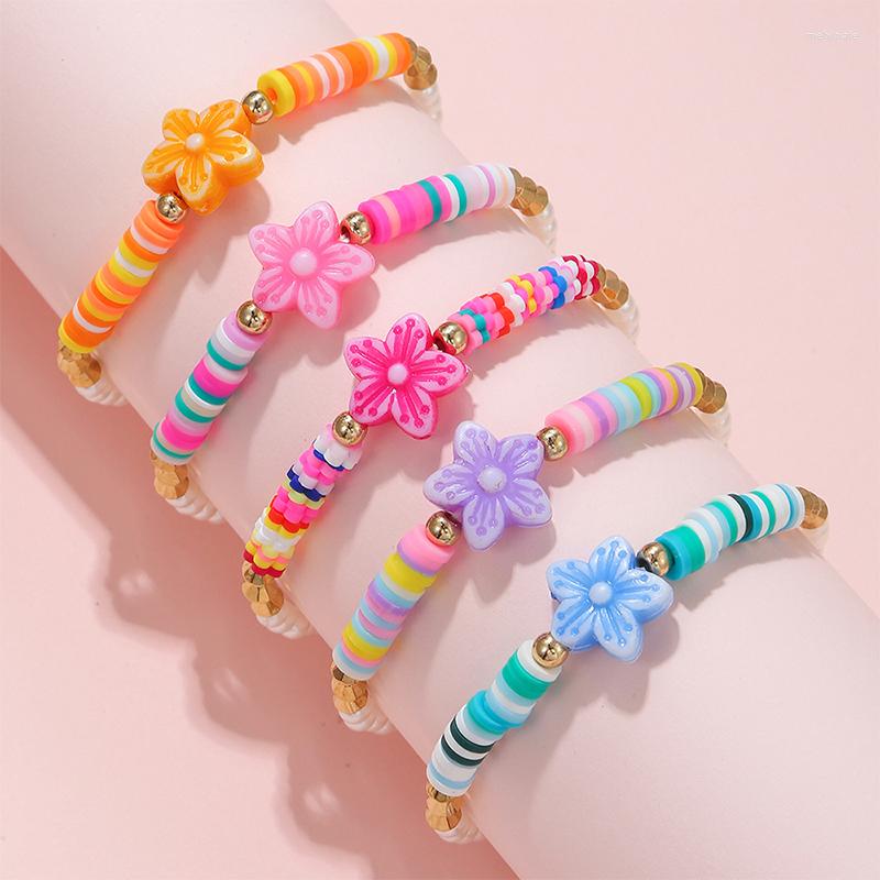 Strand 5Pcs/set Handmade Flower Charm White Beads Bracelet For Girls Kids Friendship Party Birthday Jewelry Gift
Strand 5Pcs/set Handmade Flower Charm White Beads Bracelet For Girls Kids Friendship Party Birthday Jewelry Gift