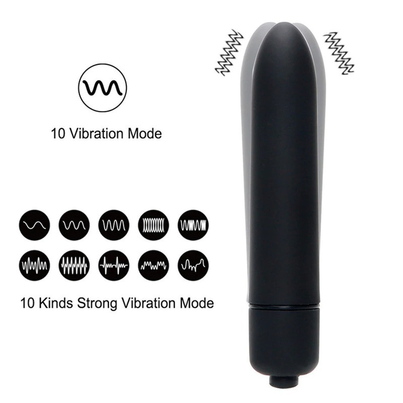 Vibrators 10 speed mini bullet vibrator G point vibration vaginal clitoral stimulator pseudo penis vibrator adult sex toy 230520