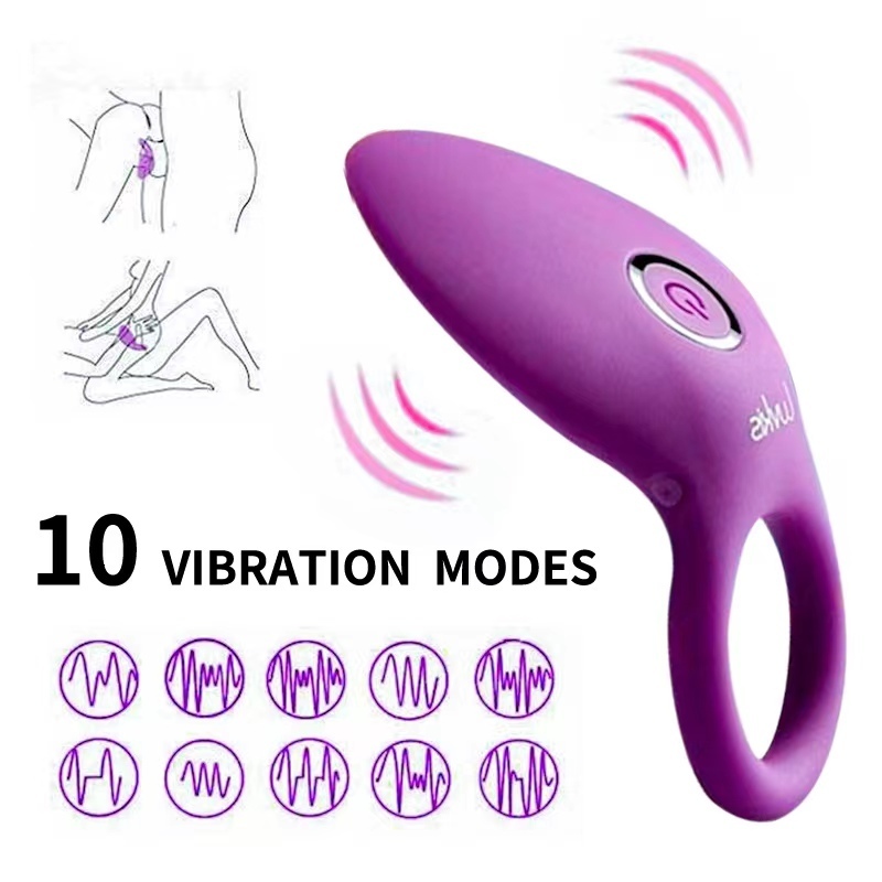 Adult Toys Penile ring vibration stimulator Gspot sex toy used for couples to vibrate delay lick and lock vaginal orgasm with a thin tube vibrator 230