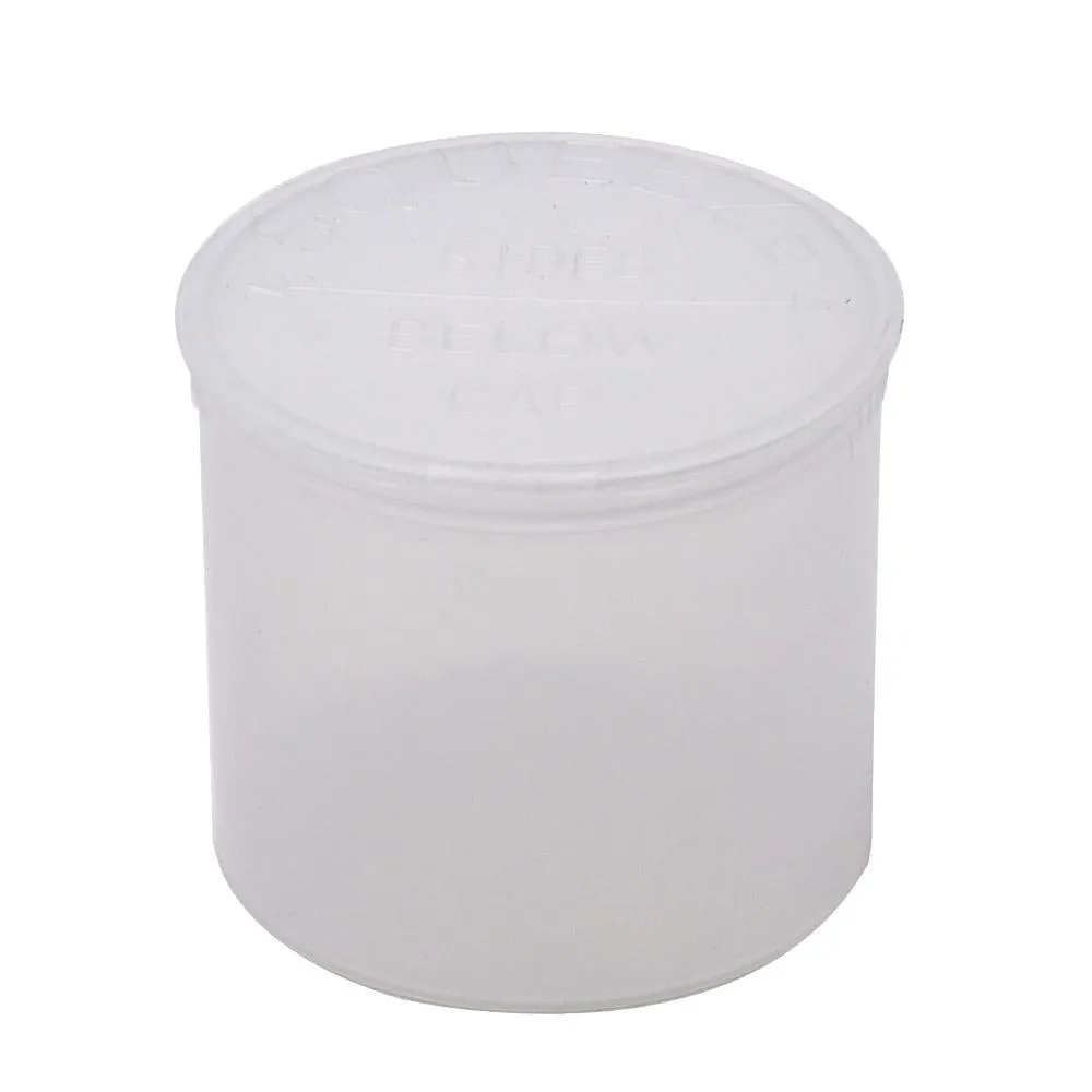 90 Dram Empty Squeeze Pop Top BottleVial Herb Box Acrylic Plastic Stroage Stash Jar Plastic Pill Bottle Case Box Herb Container
