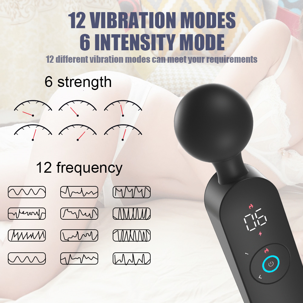 Vibrators Wireless Dildo AV Vibrator Magic Wand for Women Clintoris Simulator 72 Frequency Strong Motor Massager Goods Sex Toys for Adult 230520