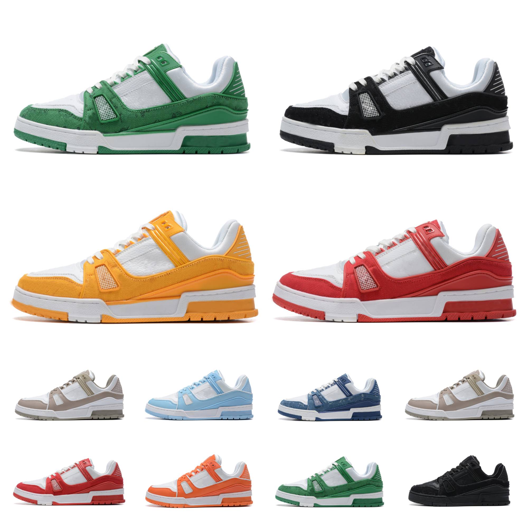 Luxury designer casual shoes Logo Embossed Trainer Sneaker triple white pink sky blue black green yellow denim low mens sneakers women trainers EUR 36-45, Shoes lace
Luxury designer casual shoes Logo Embossed Trainer Sneaker triple white pink sky blue black green yellow denim low mens sneakers women trainers EUR 36-45, Shoes lace