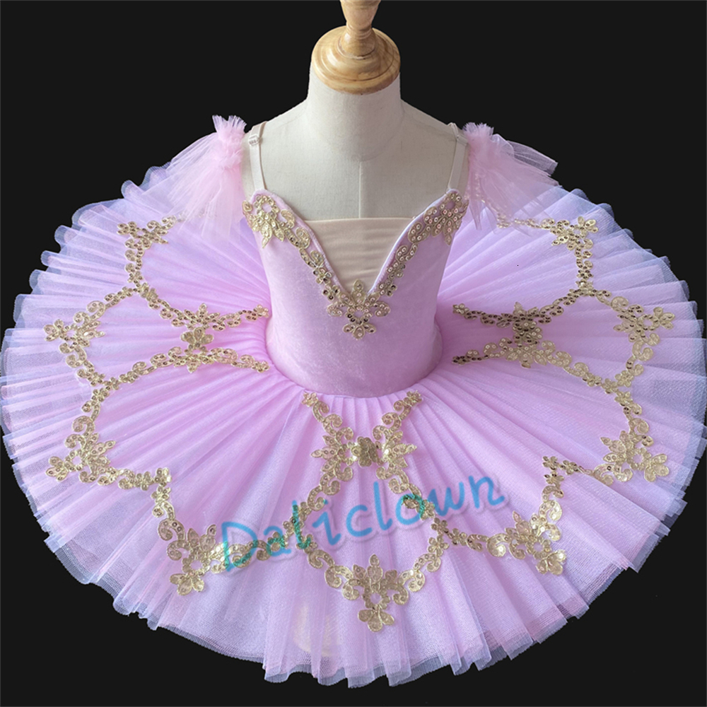 Dancewear Professional Ballet Tutu Women Girls Ballet Dress For Kids Adult Pancake Tutu Ballerina Birthday Party Swan Dress Ballet Costume 230520