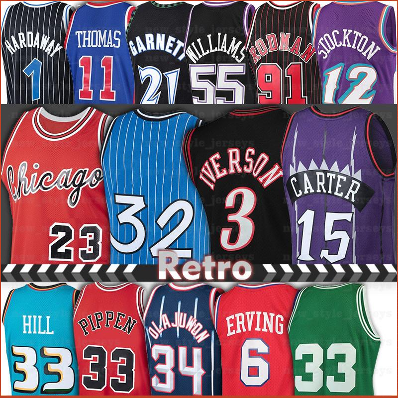 Mitchell and Ness Basketball Iverson Jersey Williams Bibby GARNETT Mcgrady johnson hardway Kemp Rodman Pippen Johnson Stockton Barkley Olajuwon EWING HILL CURRY, Men
Mitchell and Ness Basketball Iverson Jersey Williams Bibby GARNETT Mcgrady johnson hardway Kemp Rodman Pippen Johnson Stockton Barkley Olajuwon EWING HILL CURRY, Men