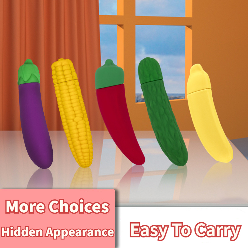 Adult Toys Mini vibrator for female masturbation vegetable vibrator GSpot vaginal clitoral stimulation massager portable female sex toy 230520