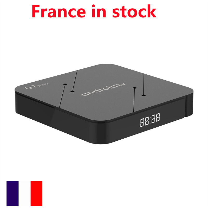 France in stock g7 mini ATV tv box 2gb 16gb Android 11 ATV 5G wifi 4K amlogic s905w2 smart android tv box