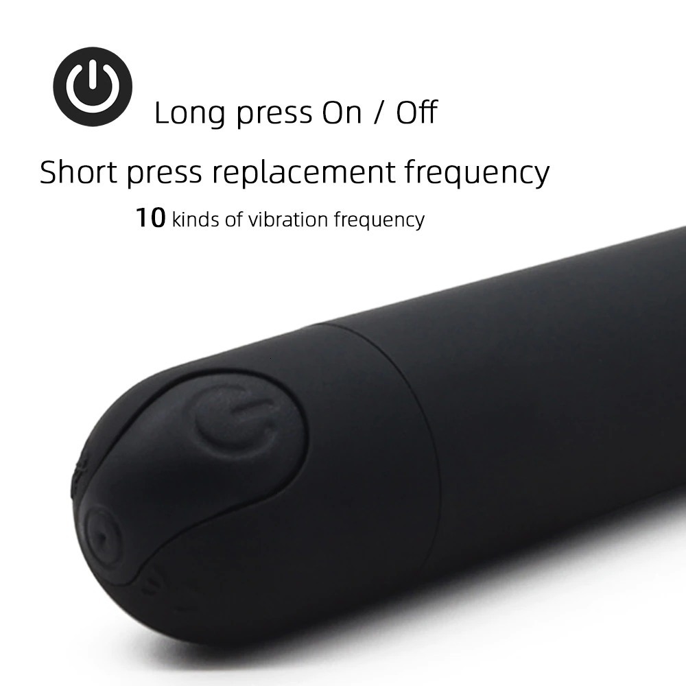 Anal Toys USB charging 10 speed mini bullet pseudo penis vibrator vaginal anal massager female adult sex toy female clitoral stimulator 230520