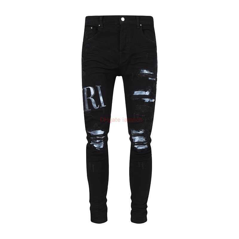 Designer Clothing Amires Jeans Denim Pants Amies New Black Tie Dyed Letter Embroidery Camo Elastic Letter Printing Classic Slim Fit Pants Jeans Distressed Ripped Sk
Designer Clothing Amires Jeans Denim Pants Amies New Black Tie Dyed Letter Embroidery Camo Elastic Letter Printing Classic Slim Fit Pants Jeans Distressed Ripped Sk