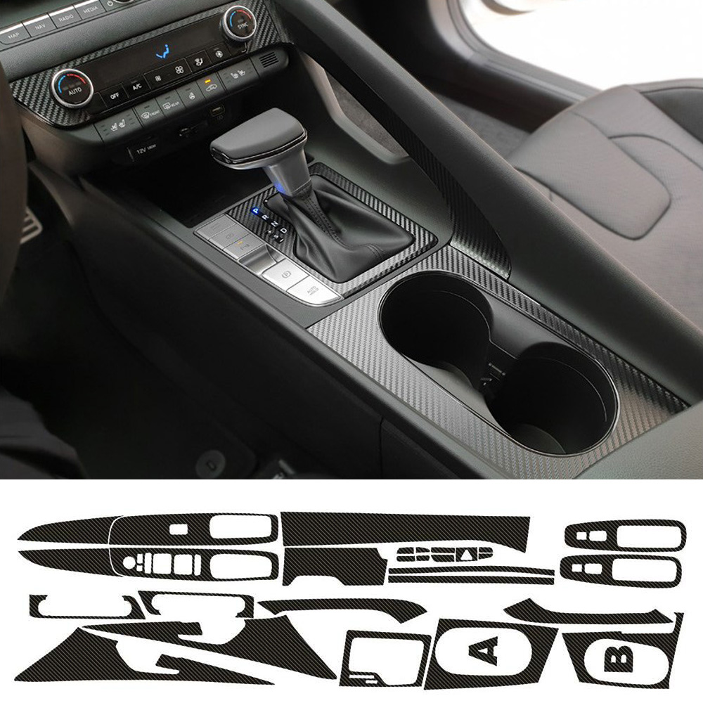 Car-Styling 3D/5D Carbon Fiber Car Interior Center Console Color Change Molding Sticker Decals For hyundai Elantra CN7 2021-2023, Left hand drive
Car-Styling 3D/5D Carbon Fiber Car Interior Center Console Color Change Molding Sticker Decals For hyundai Elantra CN7 2021-2023, Left hand drive