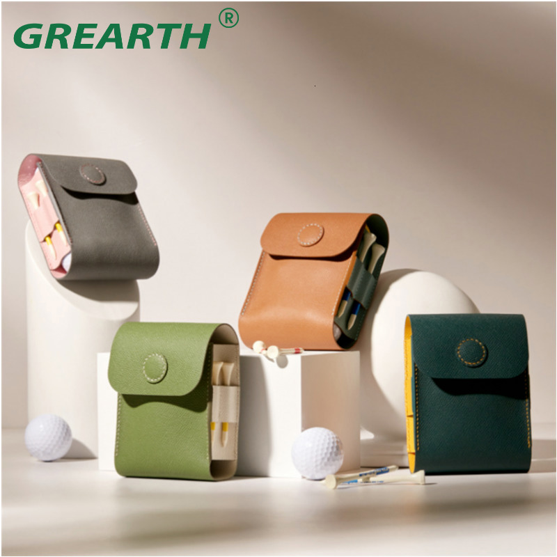Other Golf Products Golf Ball Bag Rangefinder MagneticCase Instrument Shockproof Waterproof Diastimeter Leather Case Golf Portable Waist Storage Bag 2