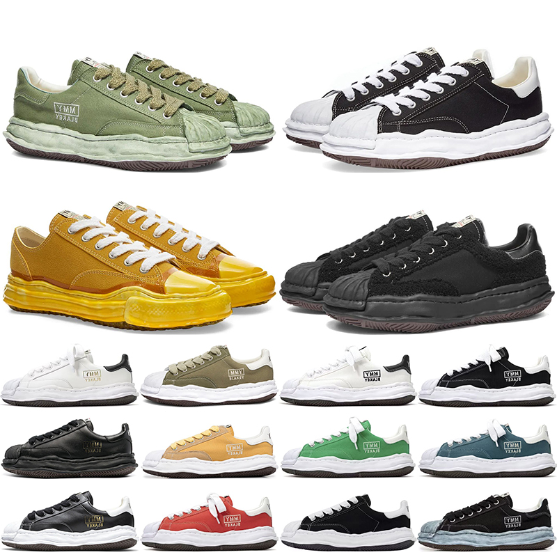 

designer shoes maison mihara yasuhiro Blakey OG Sole Canvas Low mmy men women green black white yellow bule mens trainers sports sneakers