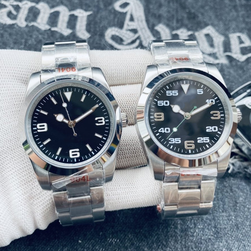 Mens Watch 39mnm Womens 36mm Air King Watches Selling 904L Stainless Steel Sapphire Glass Mirror Sapphire mirror Automatic Standard for successful ROLEJ watch
Mens Watch 39mnm Womens 36mm Air King Watches Selling 904L Stainless Steel Sapphire Glass Mirror Sapphire mirror Automatic Standard for successful ROLEJ watch