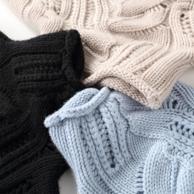 Womens Sweaters Shuchan Turtleneck Cashmere For Women Autumn Winter Warm High Quality A-straight Pullover Fall Clothes