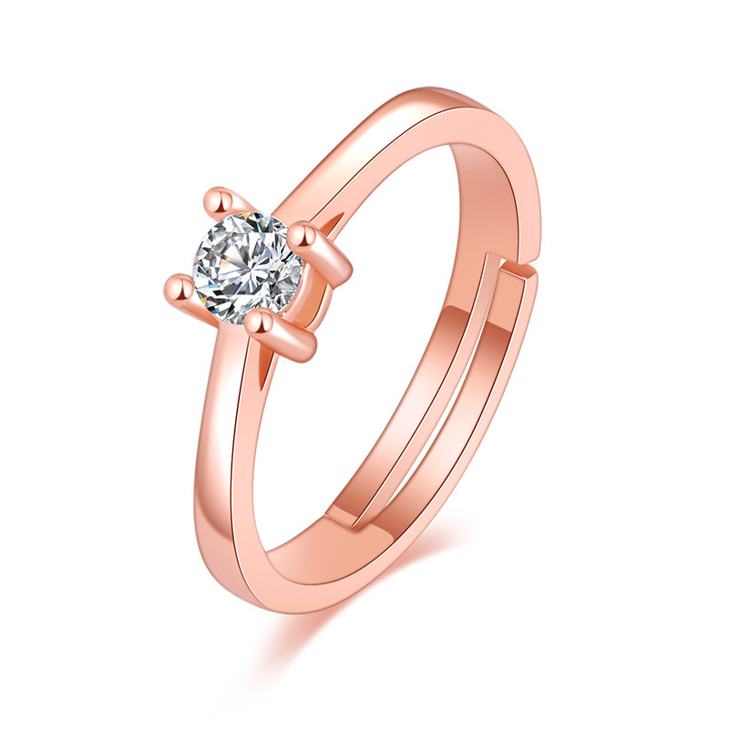 Solitaire Ring for Women Pave 4mm AAA Cubic Zirconia,18K Rose Gold Plated Wedding Engagement Rings Jewelry
Solitaire Ring for Women Pave 4mm AAA Cubic Zirconia,18K Rose Gold Plated Wedding Engagement Rings Jewelry