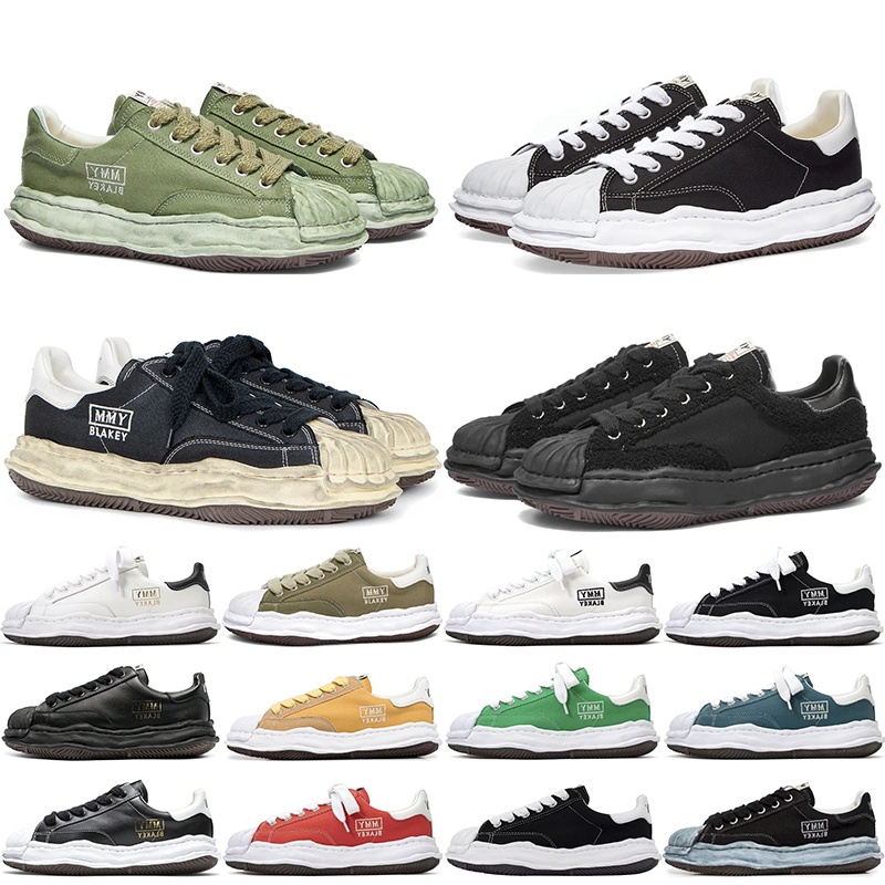 

designer shoes maison mihara yasuhiro Blakey OG Sole Canvas Low mmy men women green black white yellow bule mens trainers sports sneakers fashion