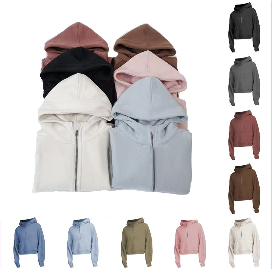 Womens hoodies pullover hooded Scuba yoga women plus Velvet Thickening jackets hoodys sports half zipper Gym Sportswear Outdoor Sports Loose TopS
Womens hoodies pullover hooded Scuba yoga women plus Velvet Thickening jackets hoodys sports half zipper Gym Sportswear Outdoor Sports Loose TopS