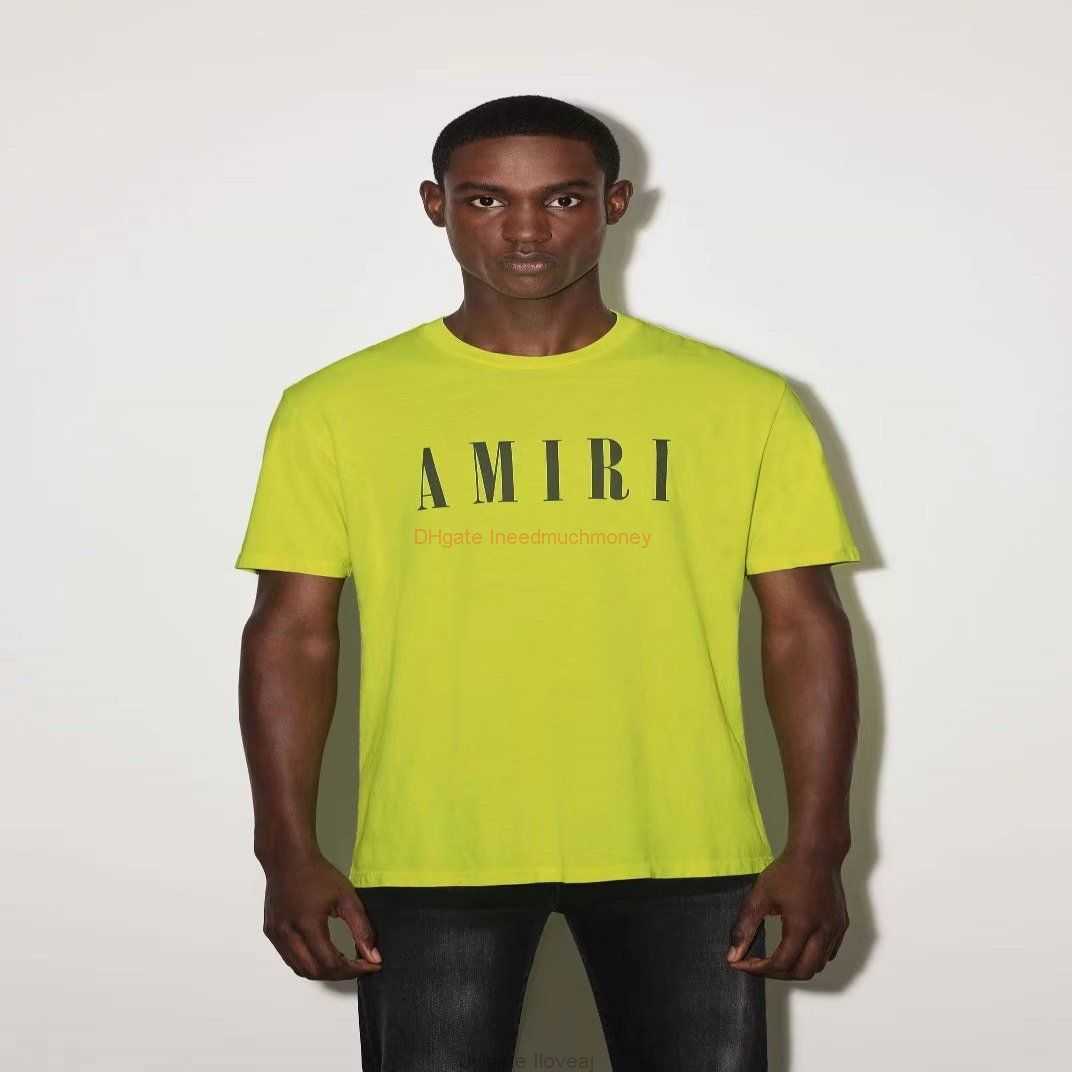 Designer Fashion Clothing Amires Tees Am Tshirt the Correct Amies Simple Letter Print Short Sleeved Tshirt Mens American High Street Niche Ins Fashion Street Tops 28, Yellow
Designer Fashion Clothing Amires Tees Am Tshirt the Correct Amies Simple Letter Print Short Sleeved Tshirt Mens American High Street Niche Ins Fashion Street Tops 28, Yellow