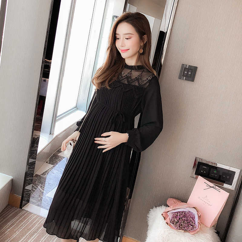 Maternity Dresses New Fashion Maternity Dresses Spring Autumn Long Pregnancy Dresses For Pregnant Women Dress Casual Maternity Clothes Plus Size AA230