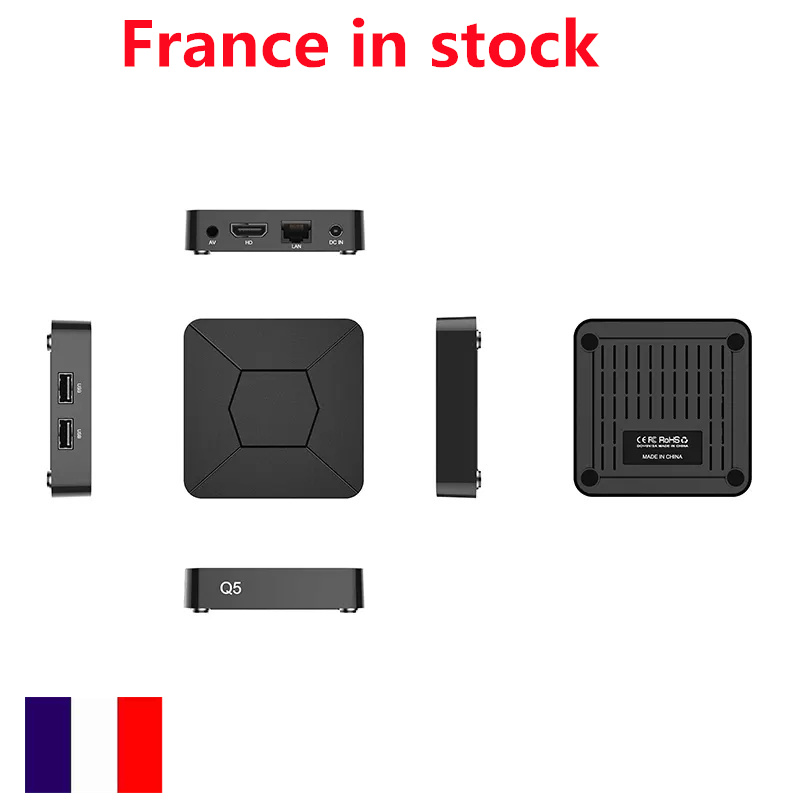 Ship from france Atv h313 q5 android tv box 4k tv box quad core tvbox Allwinner h313 Android 10 set top box - view 5