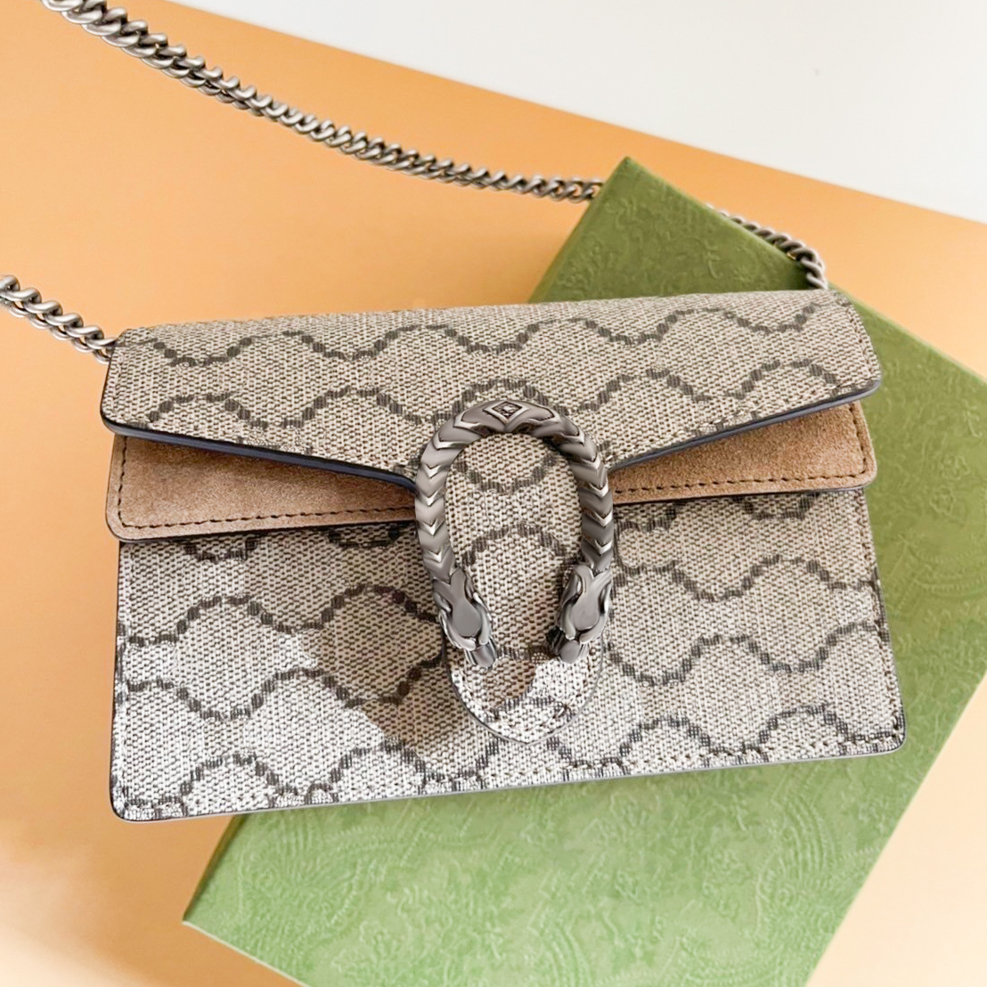 Mini Luxury tote handbag Double G snake designer Shoulder bag Womens purse Crossbody satchel evening cosmetic bags clutch mens Flip silver chain canvas Hobo tote bag, Khaki
Mini Luxury tote handbag Double G snake designer Shoulder bag Womens purse Crossbody satchel evening cosmetic bags clutch mens Flip silver chain canvas Hobo tote bag, Khaki
