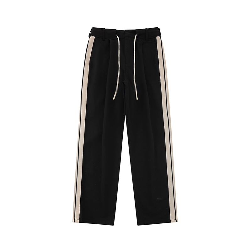 Designer color contrast pants PA fashion brand ribbon casual pants color contrast cargo pants sweatpants men's and women's loose straight pants S-XL Black
Designer color contrast pants PA fashion brand ribbon casual pants color contrast cargo pants sweatpants men's and women's loose straight pants S-XL Black