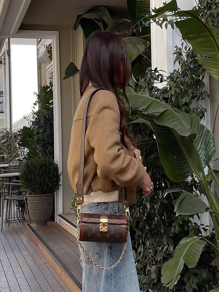 Men s Jackets Fashion Bomber Women Elegant O Neck Long Sleeve Khaki Coat Ladies 2023 Spring Casual Female Short Jacket Streetwear 230522