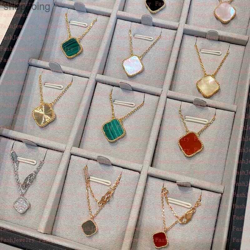 Classic Fashion Pendant Necklaces for Women Elegant 4/four Leaf Clover Locket Necklace Highly Quality Choker Chains Designer Jewelry 18k Plated Gold Girls Gift
Classic Fashion Pendant Necklaces for Women Elegant 4/four Leaf Clover Locket Necklace Highly Quality Choker Chains Designer Jewelry 18k Plated Gold Girls Gift